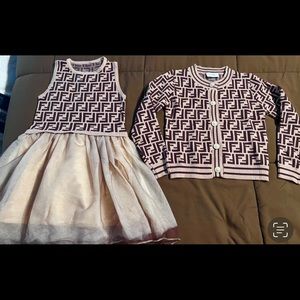 Size 3t Girls sweater and matching dress